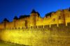 vue nocturne cité de Carcassonne