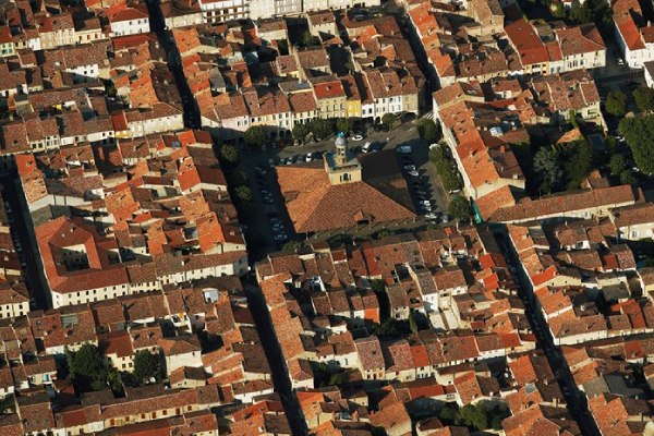 Vue aérienne de Revel